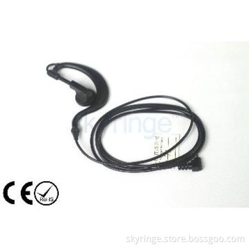 hot selling one side earphones earhook earphone under CE and Rohs